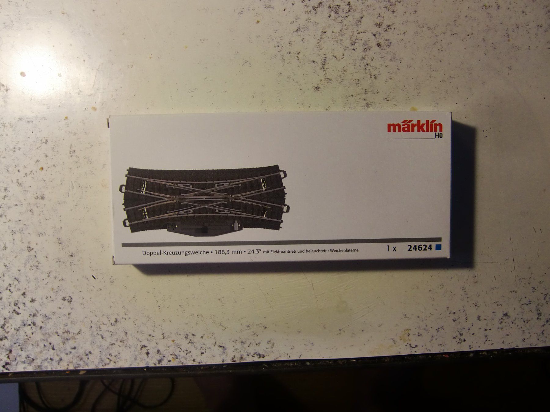 Märklin Doppel-Kreuzungsweiche 24624 Handbetrieb (Neu und ...