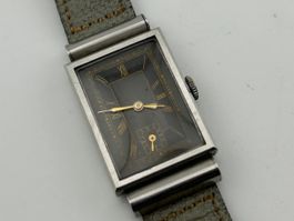 Vintage Handaufzug Uhr aus Stahl