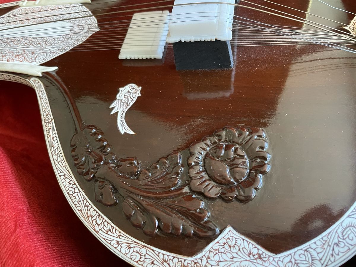 Strumenti musicali: Sitar Monoj Kumar Sardar & Brothers used with case – Nuovo (secondo la descrizione) da Basel venduto da 1ra_y2wh 2