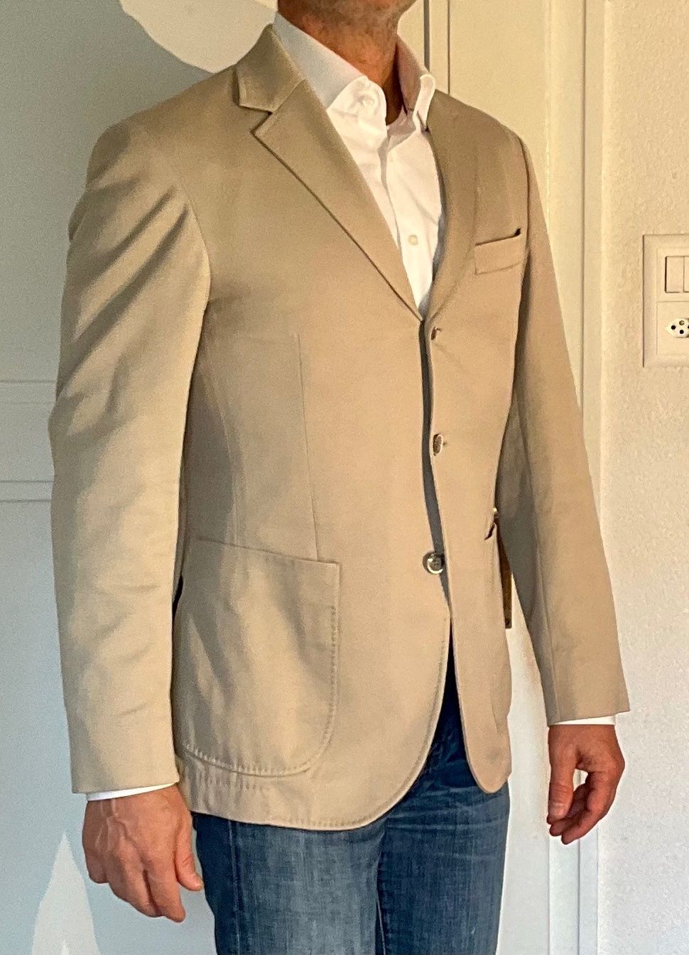 Hackett Giacche: Beiger Hackett Veston Grösse 48r – Usato da Binningen venduto da F.M. 1