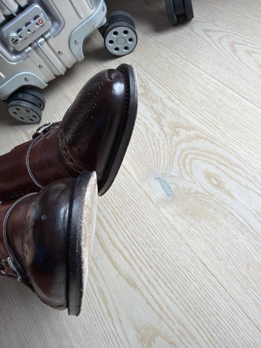 Scarpe da uomo: Magnanni double monk brogue shoes 8 41 – Usato da Mont-sur-Lausanne venduto da sashwindow 4