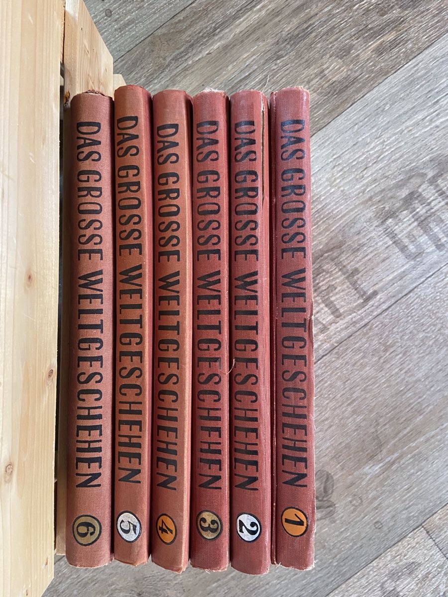 Libri: 6 Bücher das grosse Weltgeschehen – Usato da Galmiz venduto da cerevisia