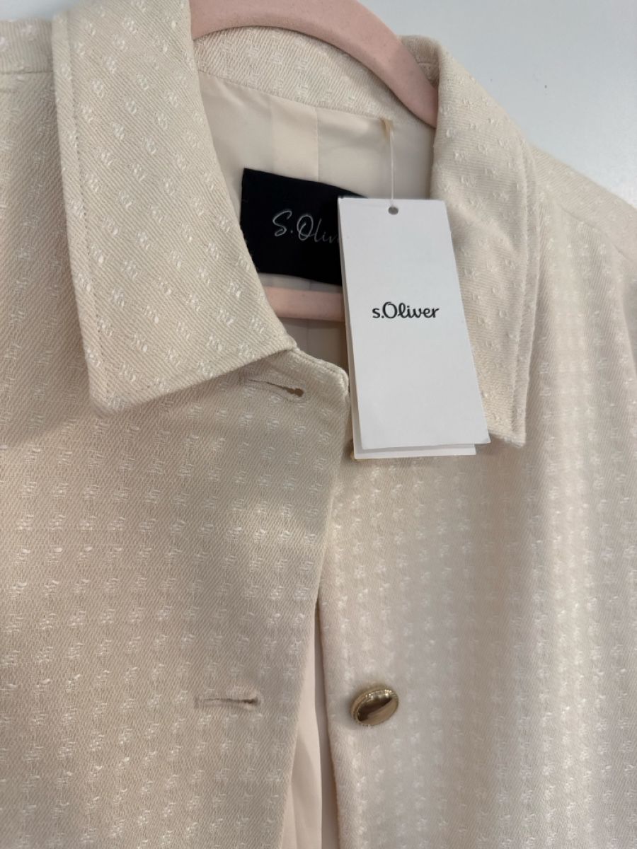 S.Oliver Giacche: S. Oliver Jacket Beige New with tags Size 40 – Nuovo (secondo la descrizione) da Beringen venduto da Edu-Nati 2