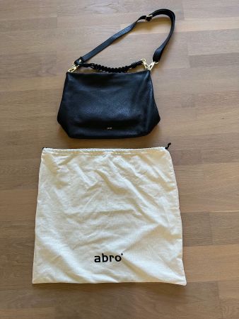 fabrikneue ABRO Schultertasche aus hochwertigem Leder