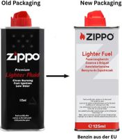 125ml Essence à Briquet ZIPPO Originale / ZIPPO Benzin 125ml