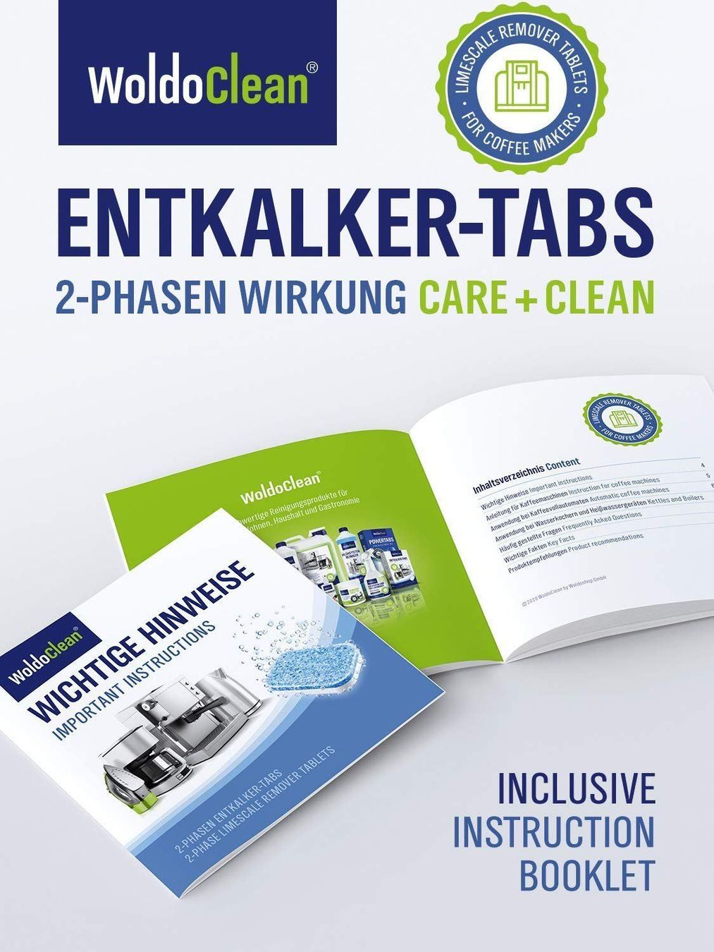 Cura del viso: WoldoClean - 2-Phasen Entkalker-Tabs ... – Nuovo e nell'imballaggio originale da Fürigen venduto da kolibri-24 7