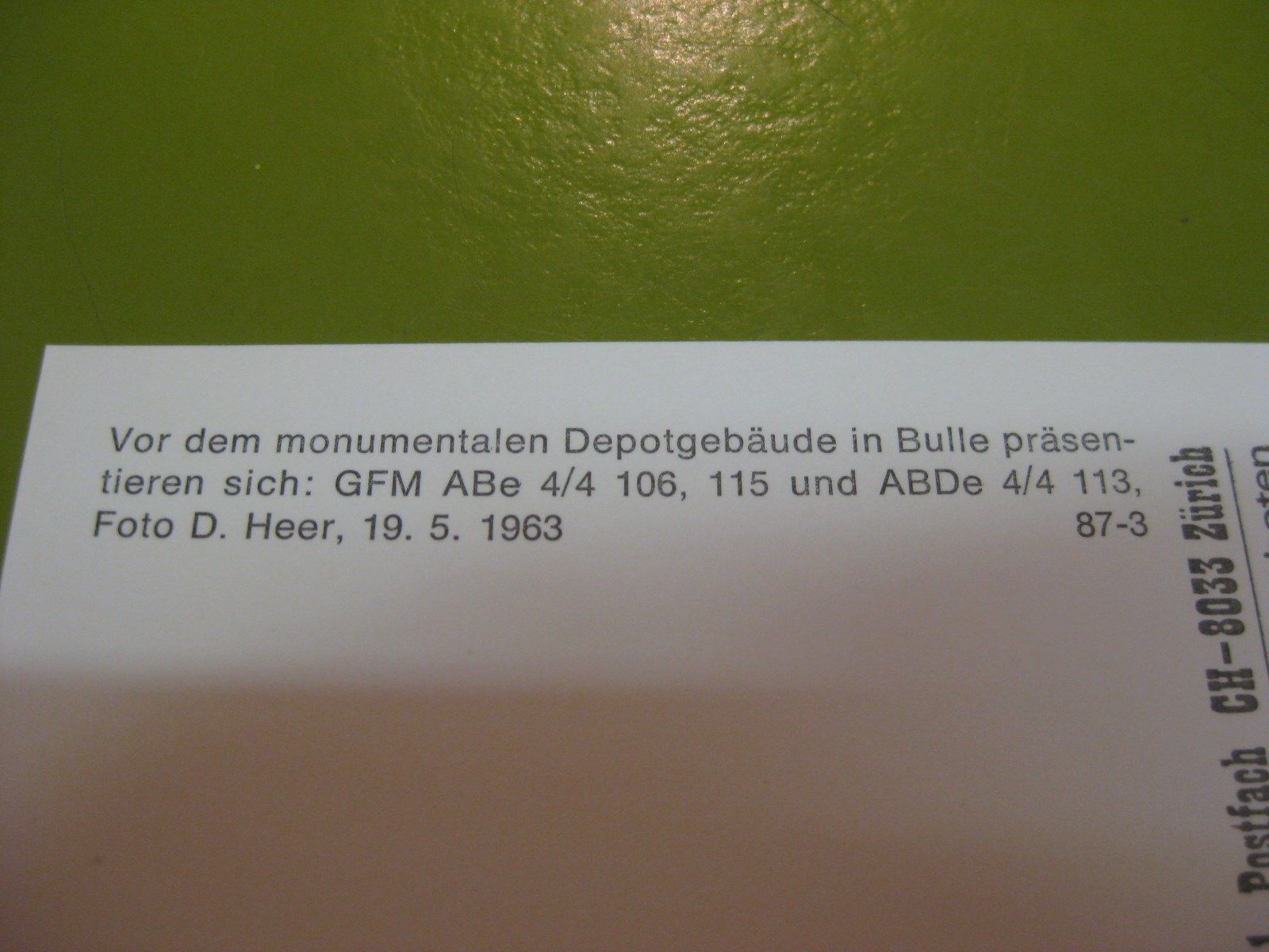 Ansichtskarten: AK Bulle mit monumentalem Bahn Depot – Neu (gemäss Beschreibung) aus Malters von Marosko 1
