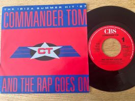 Commander Tom - And The Rap Goes On / 1. NL-Press. 1987 TOP