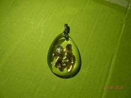 Pendentif Caractere Chinois fu-bonheur-Chance Or