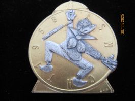 Basler Fasnachtsplakette 1958 Gold