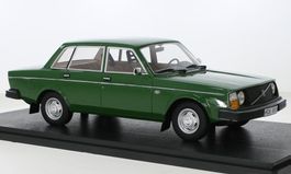 Volvo 244 DL Limousine 1974-1977 dunkelgrün / schwarz   1:18
