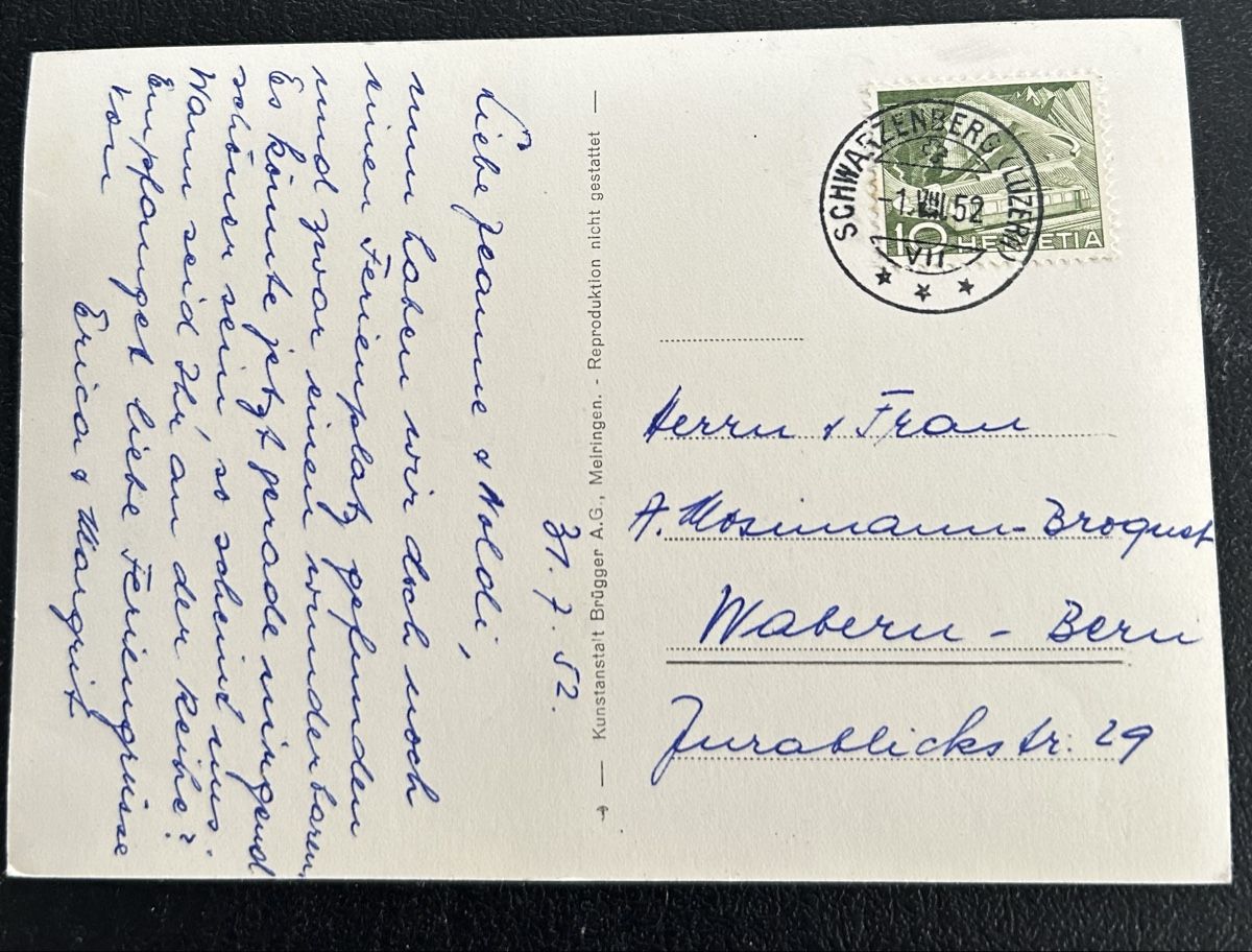 Cartoline postali: Schwarzenberg Hotel Rössli  – Usato da Horw venduto da Tellbub 1