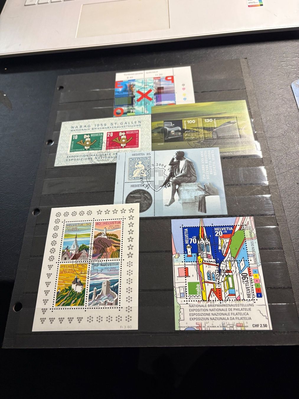 Alle Briefmarken: CH Blockausgaben – Gebraucht aus Herzogenbuchsee von Hebu6 2