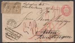 Tüblibrief 1868 MÜNCHWEILEN  Nachnahme