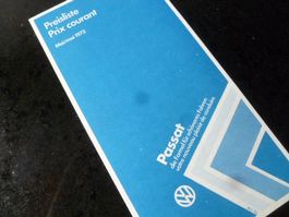 VW Passat Preisliste Mai 1973