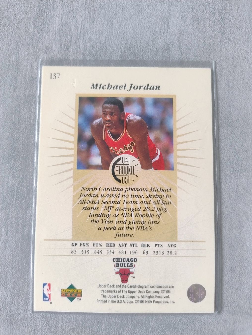 Nba Sammelbilder & Trading cards: NBA 1995 UPPER DECK MICHAEL JORDAN ROOKIE – Neu (gemäss Beschreibung) aus Martigny von jul_7s5x 1
