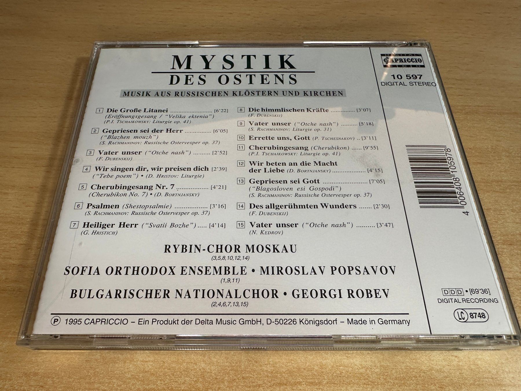 A4 Rybin-Chor Moskau Sofia Robev Orthodox Mystik Des Ostens (Gebraucht ...