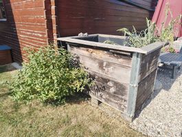 Hochbeet Holz Paletten guter Zustand