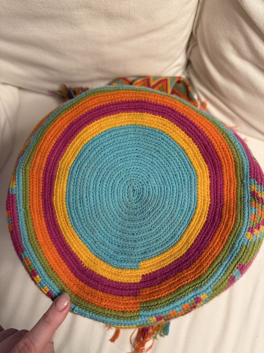 Taschen für Damen: Colorful woven bag, handmade, boho style – Gebraucht aus Zürich von floridiablanca 3