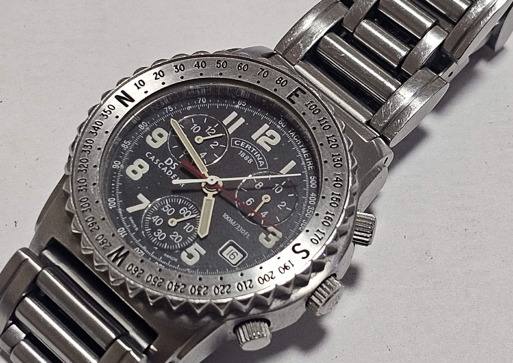 Certina Orologi: Certina DS Cascadeur Chronographe défectueuse  – Difettoso da Genève venduto da Fresko01 4