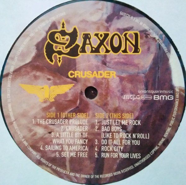 Dischi in vinile: Saxon – Crusader - Remastered, Splatter – Nuovo e nell'imballaggio originale da Brittnau venduto da Zibu 4
