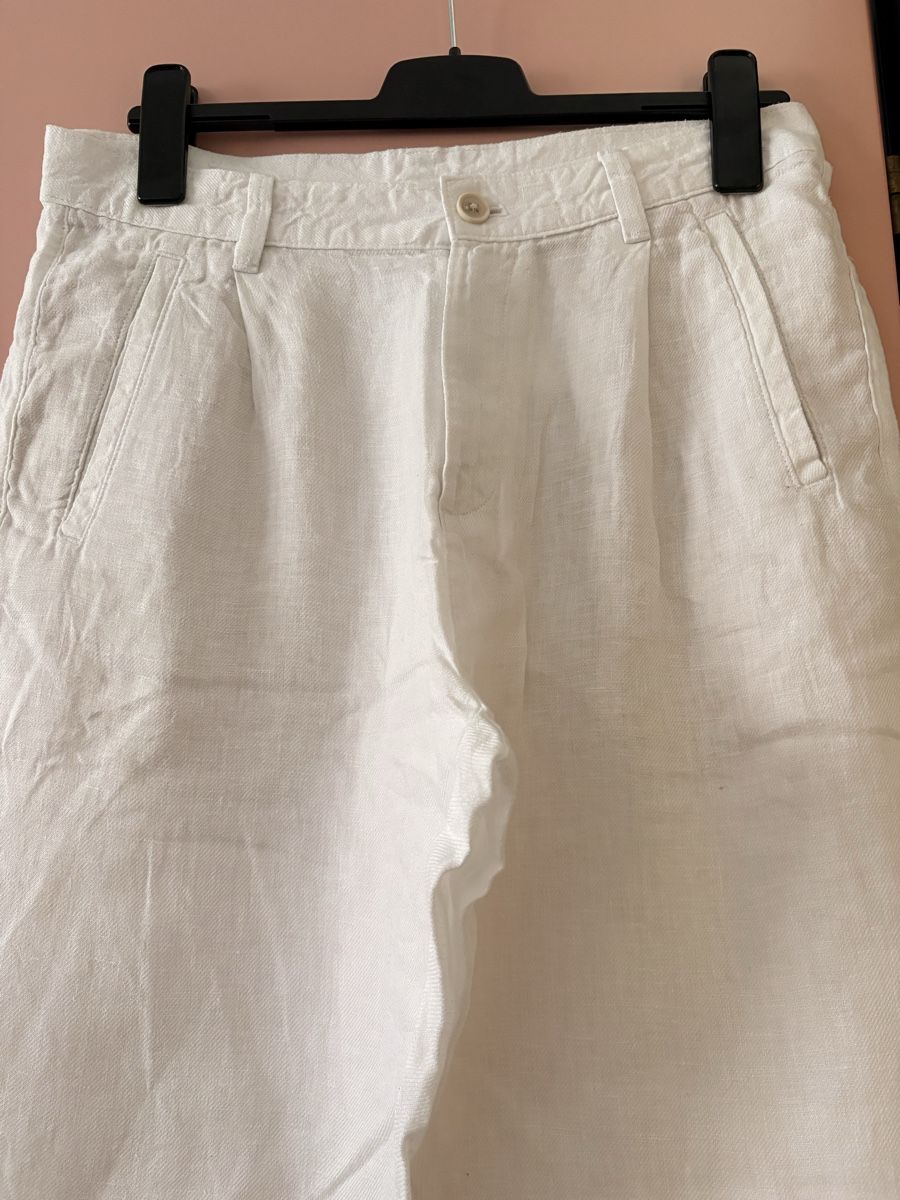 Pantaloni: Pantaloni bianchi Zara – Usato da S. Antonino venduto da FedeKikka88 1