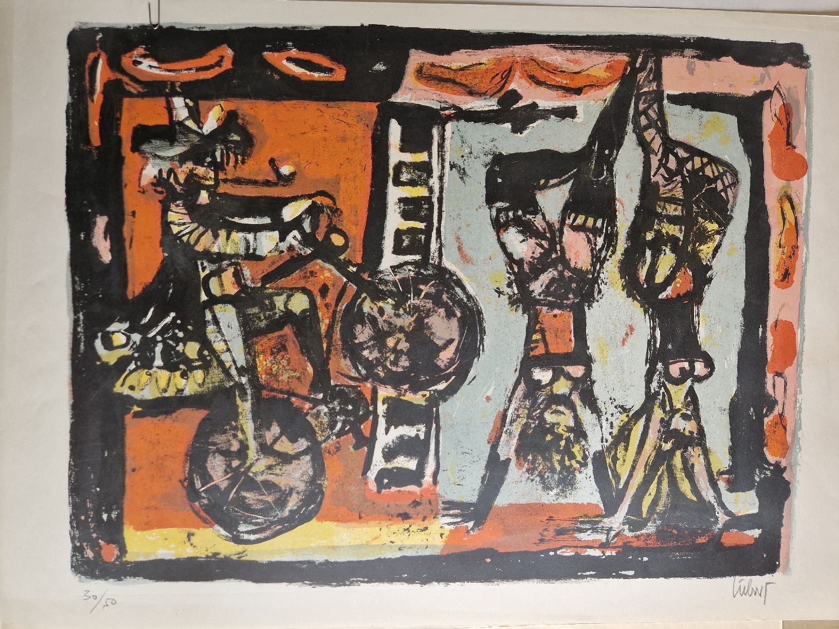 Grafica & Litografie: Litho Klaus Liebers "Zirkus" – Usato da Locarno venduto da ris_py7x