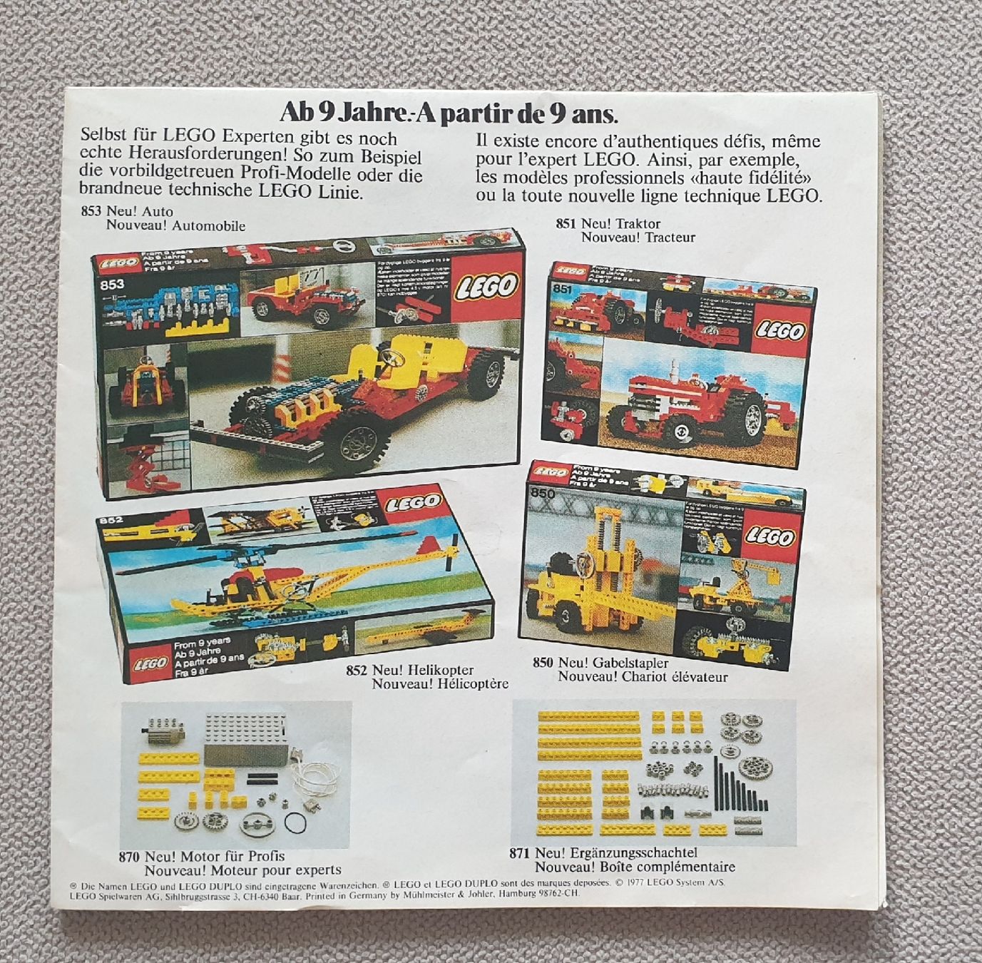 Lego Kit di costruzioni: lego 1977 – Usato da Hauterive NE venduto da Belem 1