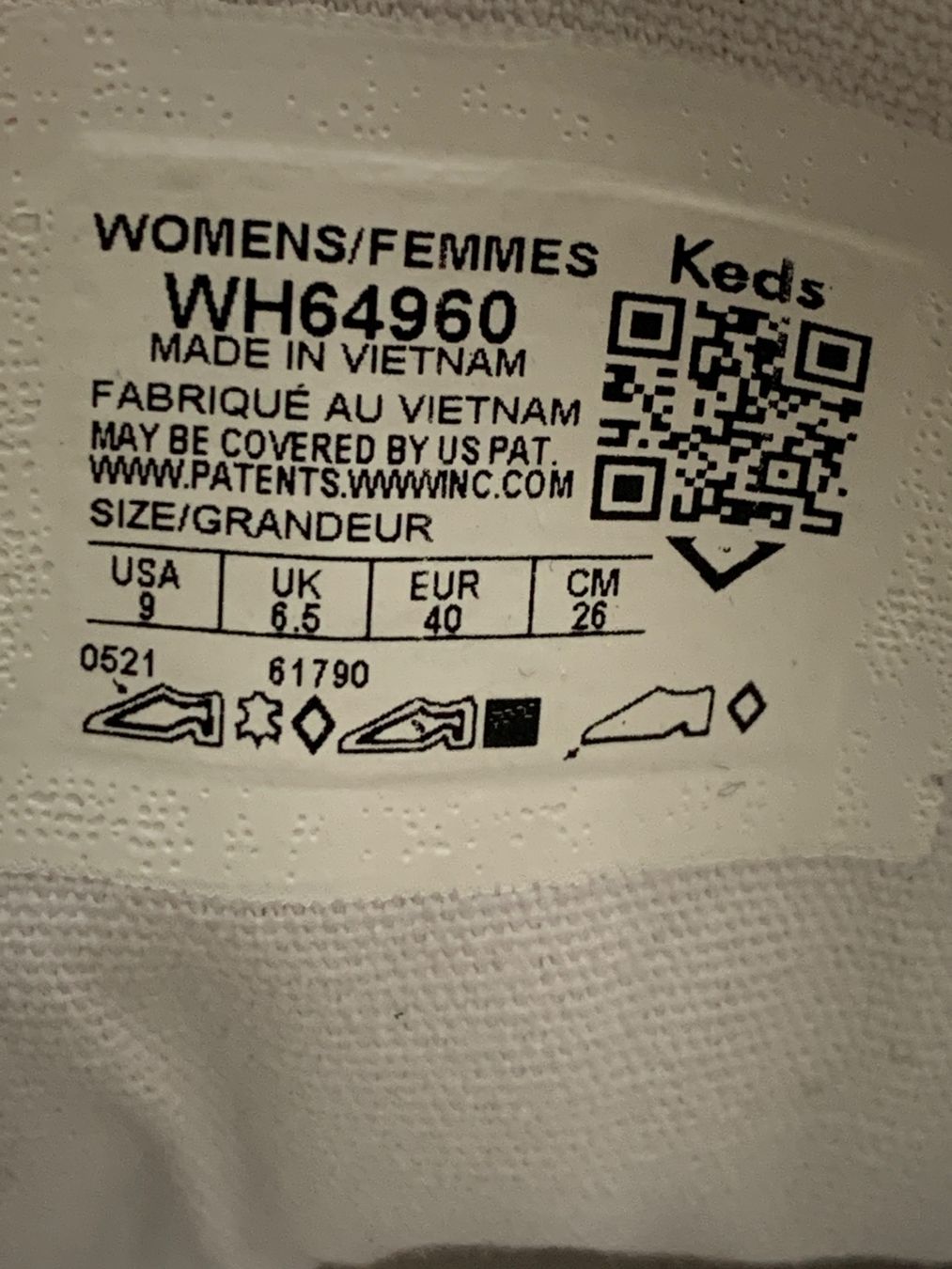 Scarpe da donna: Keds blanches en cuir, taille 40 – Nuovo e nell'imballaggio originale da Les Evouettes venduto da Cuenca2023 2