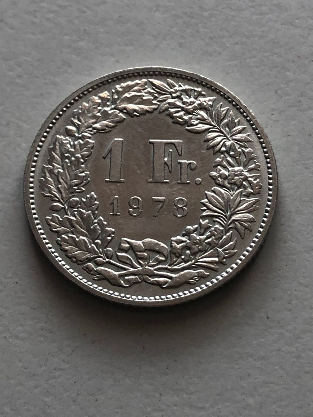 Tutti le monete: 1 Fr. 1978 unz. – Usato da Schötz venduto da Odpa