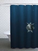 NEU Duschenvorhang Schildkröte im Meer