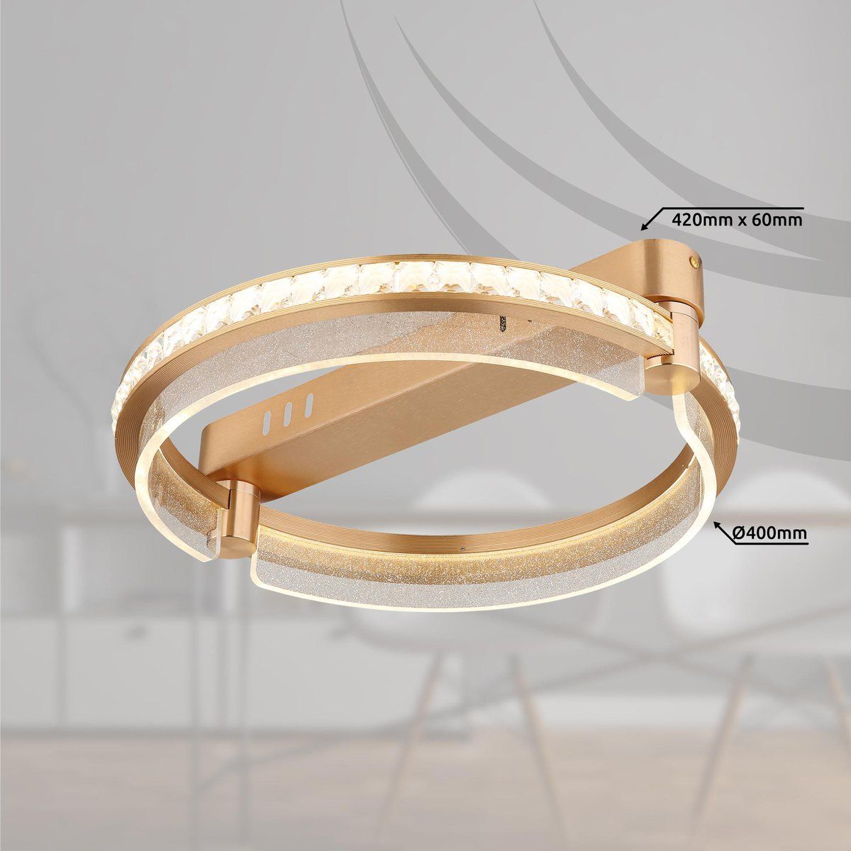 Kronleuchter & Deckenlampen: LED Deckenleuchte, K5 Kristalle, 40 Ø – Neu (gemäss Beschreibung) aus Kreuzlingen von Smart-Light 5