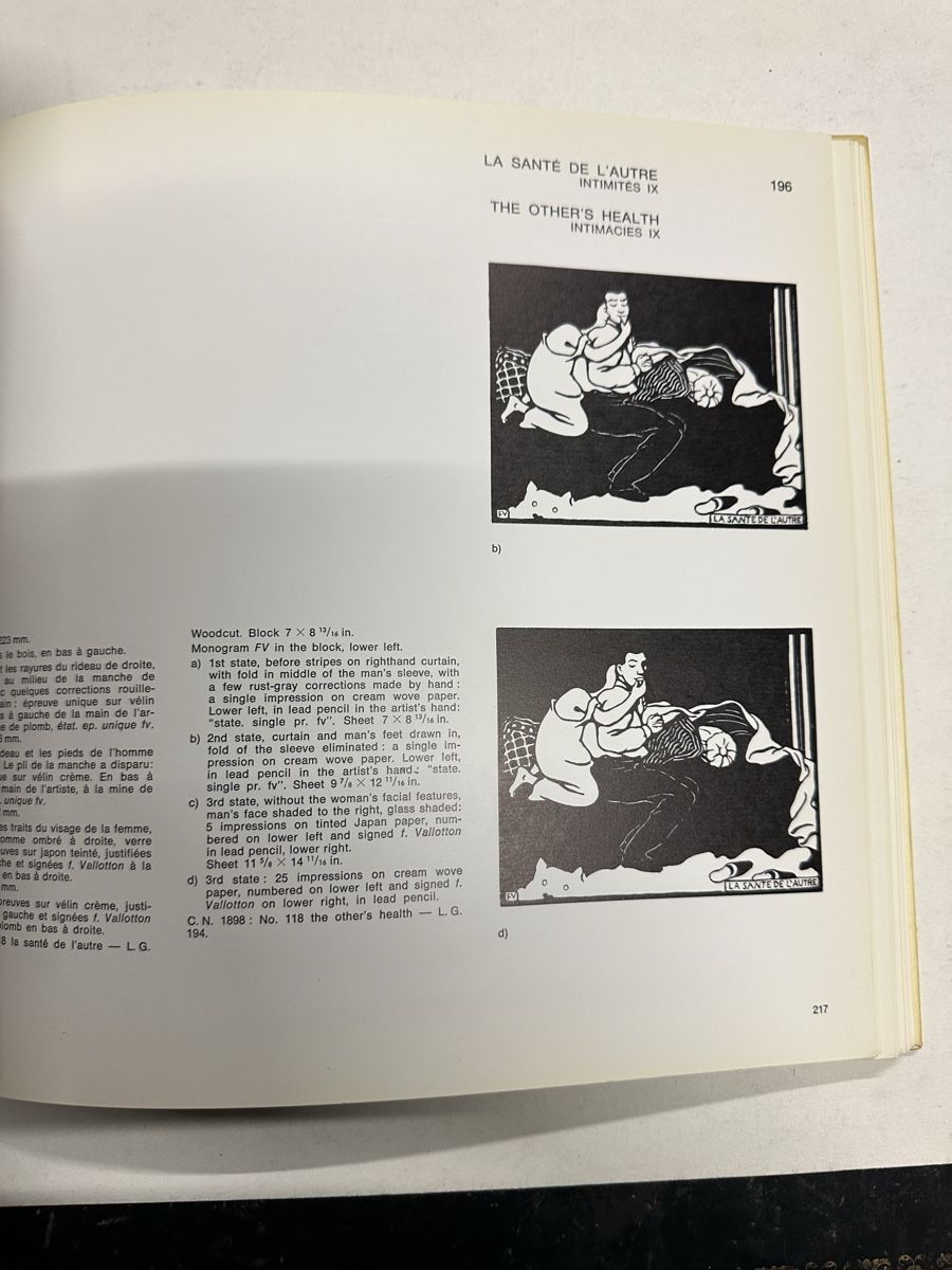 Libri: Félix Vallotton, Catalogue raisonné,1972. – Usato da Genève venduto da Tom6 4