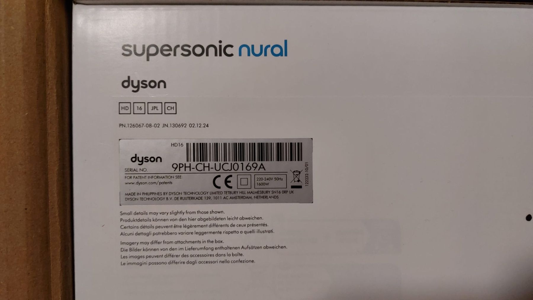 Dyson Asciugacapelli: Dyson Supersonic Nural Jasper Plum – Nuovo e nell'imballaggio originale da Goldingen venduto da Thomas.Perrin 1