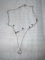 Feine 2 Reihige Kette, Modeschmuck