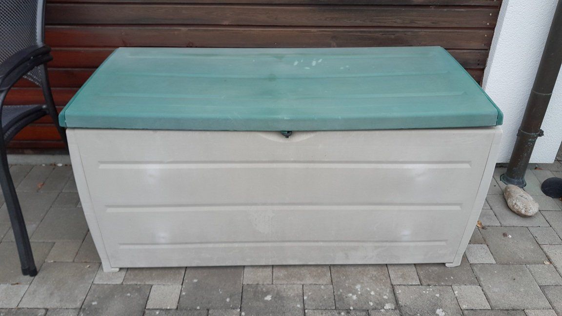 Set di tavolo e panche: Gartentisch, metall, 4 Stühle – Usato da Böckten venduto da Glevum 4
