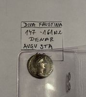 Römische Münze - Diva Faustina Denar
