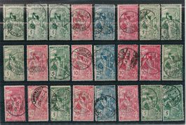 Lot UPU 1900. gestempelt
