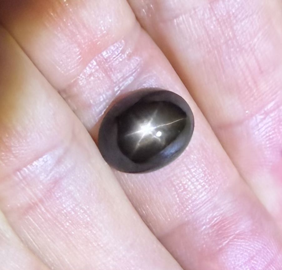 Edelsteine: Sternobsidian  Cabochon  1.4 cm – Neu und originalverpackt aus Zürich von joyfulgrace