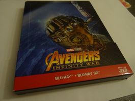 Avengers Infinity War 3D STEELBOOK BLU-RAY