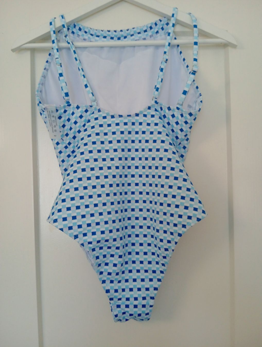 Costumi da bagno & Bikini: Neuer Einteiler-Badeanzug mit Gingham-Muster Grösse S – Nuovo (secondo la descrizione) da Allschwil venduto da Evgeniia78 2