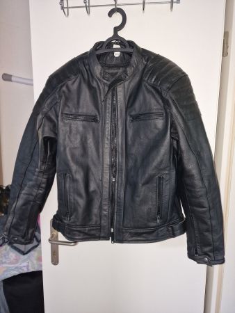 TEXPEED Motorrad lederjacke herren mit protektoren - Schwarz