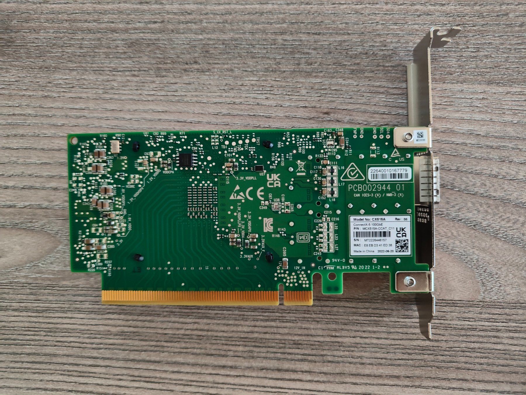 Lecteurs & Adaptateurs: Mellanox Connectx-5 100GbE MCX515A-CCAT – D'occasion à Hägglingen par htr_qz5j 1