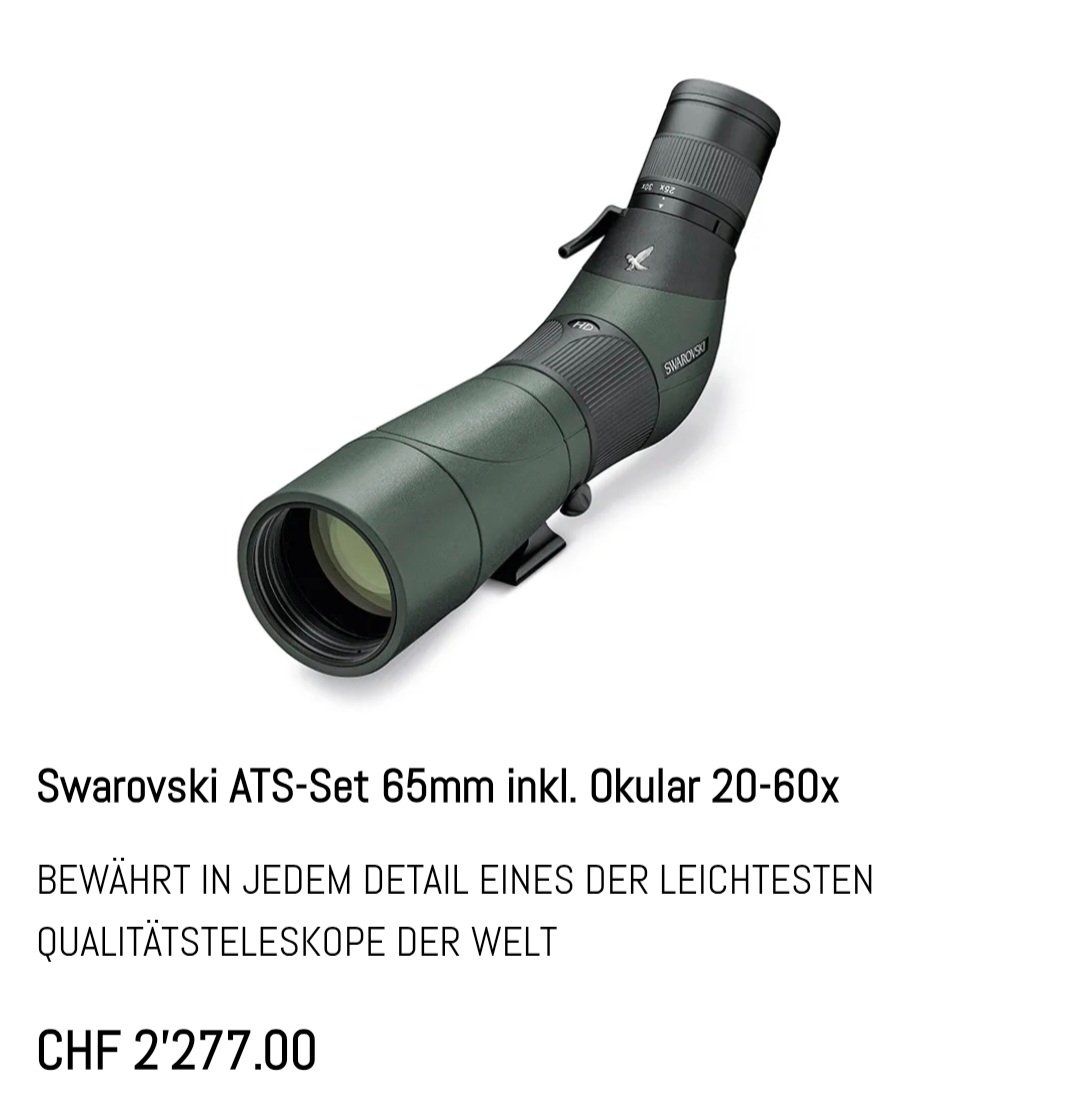 Swarovski Optik Telescopi: Swarovski Teleskop – Nuovo (secondo la descrizione) da Schönenwerd venduto da btr_6v28 1