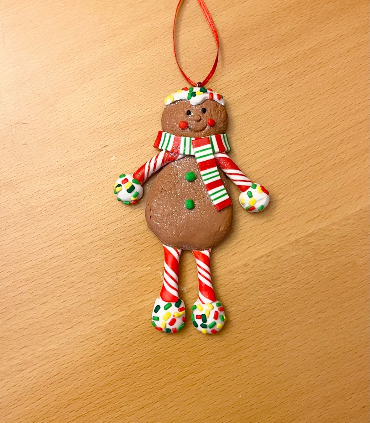 Tutte le decorazioni: Baumschmuck süsse Lebkuchen Figuren Polyclay 14cm – Nuovo e nell'imballaggio originale da Basel venduto da Seifehuesli 2