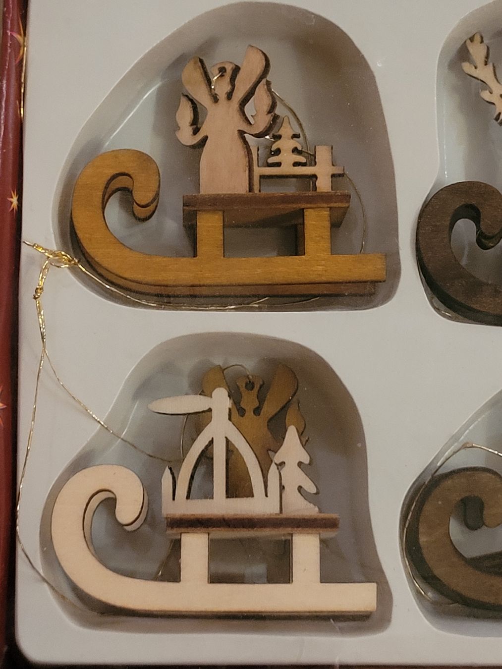 Tutte le decorazioni: Weihnachtsbaumschmuck Holz, 2 Sets – Nuovo e nell'imballaggio originale da Uster venduto da 13smiley13 3