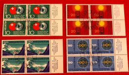4 er Block Nr.449/450/451/452 mit VollStempel Bern