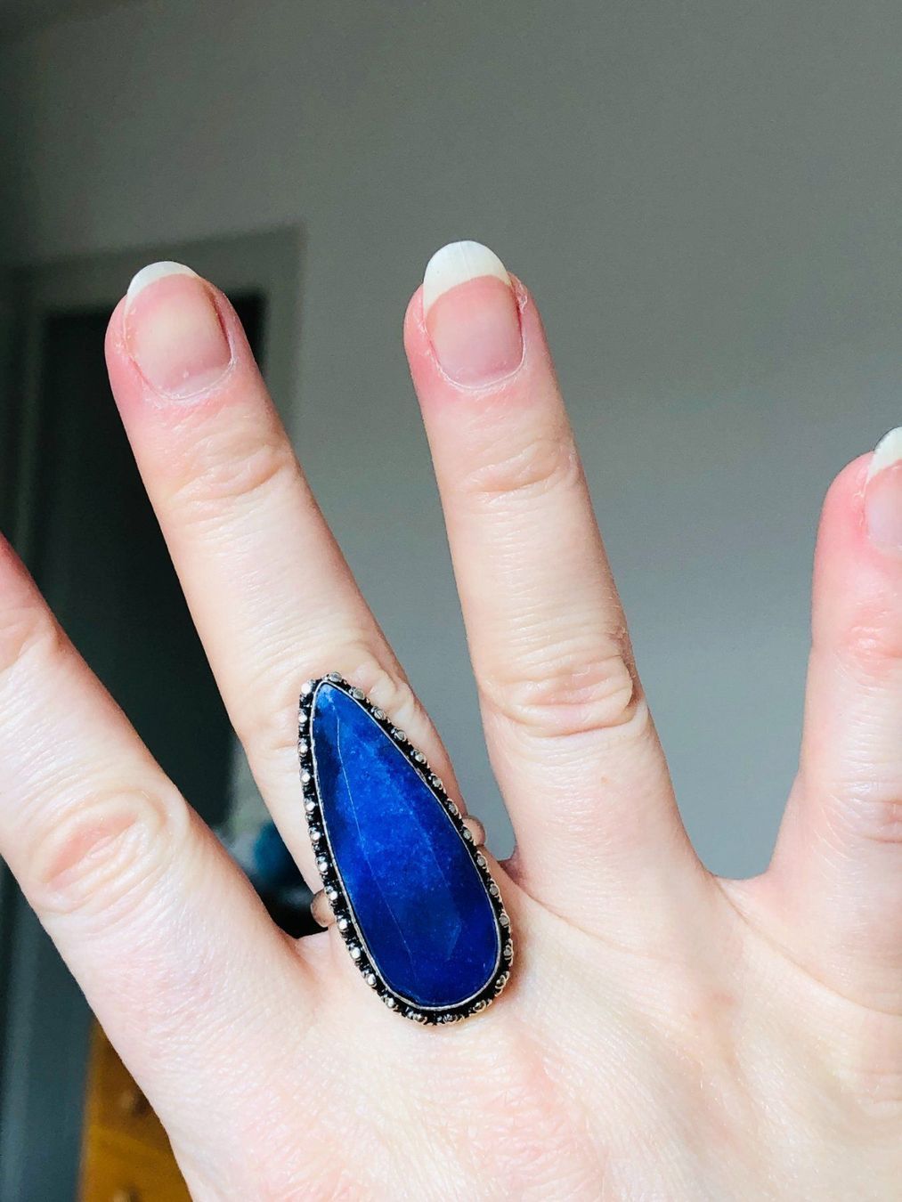 Anelli: SAPPHIRE ring taillie 7,5 – Nuovo e nell'imballaggio originale da Genève venduto da AGBERG 4