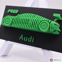 Audi R8 GT Layered Sculpture 3D Printed Wall Art