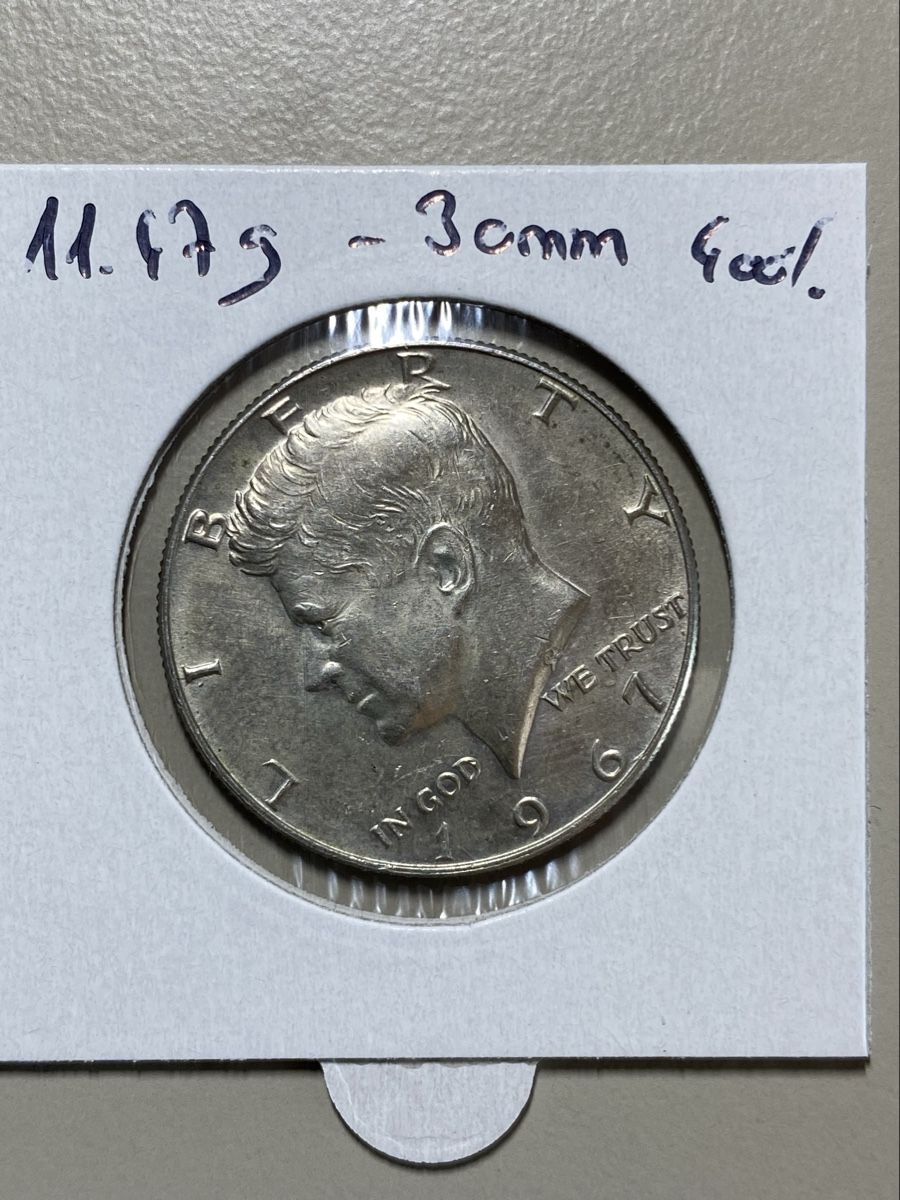 Alle Münzen: USA - 50 cents - 1967 - AG – Gebraucht aus Payerne von Mike1682 1
